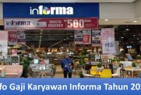 Info Gaji Karyawan Informa Tahun 2022